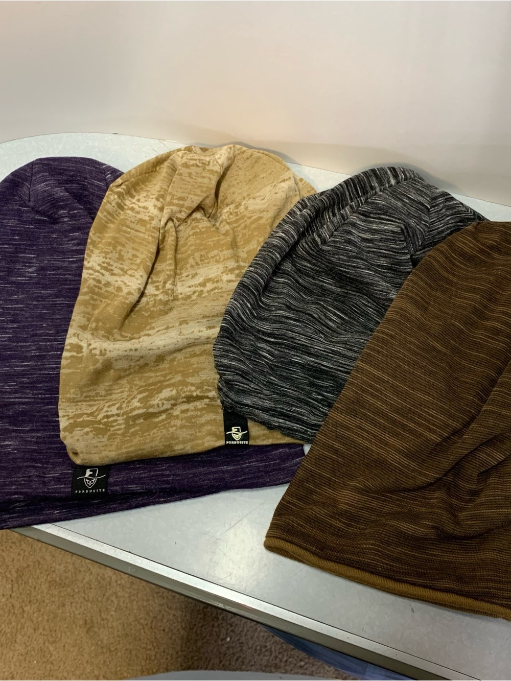 Lot of 4 Slouchy Beanies - 1 Satin-Lined Yanibest & 3 Forbusite